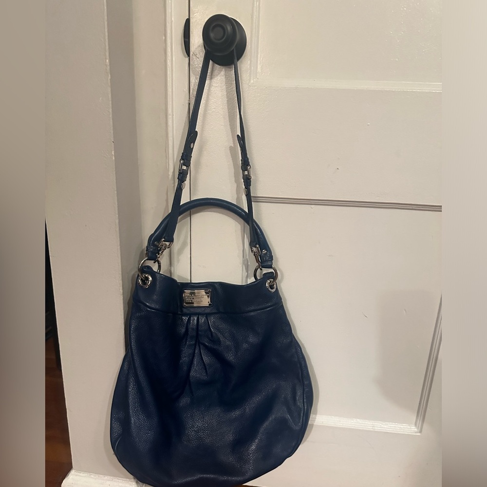 Marc by Marc Jacobs Blue Leather Women's Tote/Crossbody